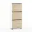 Pantofar Mobildor Leo Slim, 90x16x125 см, Alb / Sonoma