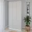Dulap Smartex N15, 100x52x220 cm, Alb/Cashmere