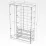 Dulap Smartex N15, 140x52x220 cm, Stejar Deschis/Alb