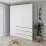 Dulap Smartex N15, 140x52x220 cm, Stejar Deschis/Alb