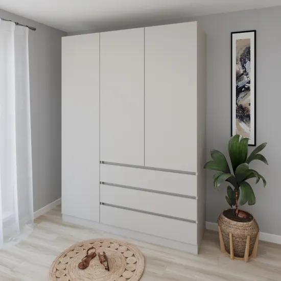 Шкаф Smartex N15, 140x52x220 см, Кашемир