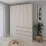 Dulap Smartex N15, 140x52x220 cm, Cașmir/Stejar Deschis