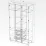 Dulap Smartex N16, 120x52x220 cm, Alb/Stejar Deschis