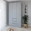 Dulap Smartex N16, 120x52x220 cm, Grafit
