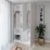 Dulap Smartex N16, 140x52x220 cm, Alb/Cashmere