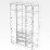 Dulap Smartex N16, 140x52x220 cm, Stejar Deschis/Casmir