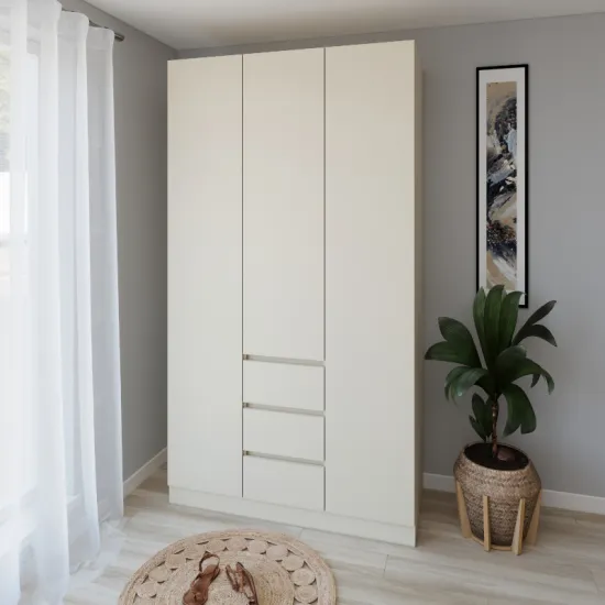 Dulap Smartex N16, 140x52x220 cm, Ivory