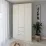 Dulap Smartex N16, 140x52x220 cm, Ivory