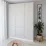 Dulap Smartex N16, 160x52x220 cm, Alb/Cashmere