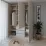 Dulap Smartex N16, 160x52x220 cm, Stejar Deschis/Casmir