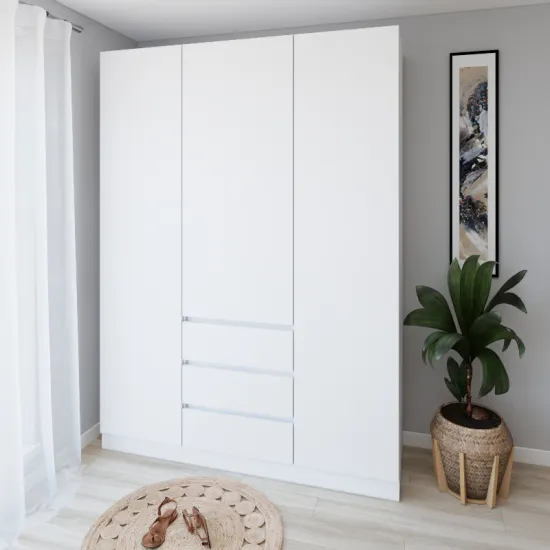 Dulap Smartex N16, 180x52x220 cm, Alb