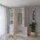 Dulap Smartex N17, 180x52x220 cm, Alb/Stejar Deschis