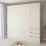 Dulap Smartex N17, 200x52x220 cm, Ivory