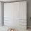 Шкаф Smartex N17, 220x52x220 см, Дуб Светлый/Кашемир