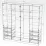 Dulap Smartex N17, 220x52x220 cm, Ivory