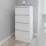 Комод Smartex T1 с 4 ящиками, 40x43x90 см, Белый
