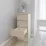 Комод Smartex T1 с 4 ящиками, 40x43x90 см, Слоновая кость/Дуб Светлый