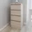 Комод Smartex T1 с 4 ящиками, 40x43x90 см, Дуб Светлый