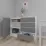 Комод Smartex T2 с 4 ящиками и полками, 80x42.5x90 см, Белый/Графит