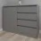 Комод Smartex T2 с 4 ящиками и полками, 80x42.5x90 см, Графит