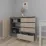 Комод Smartex T2 с 4 ящиками и полками, 80x42.5x90 см, Графит/Дуб Светлый