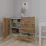 Комод Smartex T2 с 4 ящиками и полками, 80x42.5x90 см, Кашемир/Дуб Тёмный