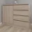 Comodă Smartex T2 cu 4 sertare și rafturi, 80x42.5x90 cm, Stejar Deschis
