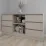 Комод Smartex T3 с 6 выдвижными ящиками и открытыми полками, 120x42,5x80 см, Кашемир