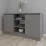 Comodă Smartex T5 cu rafturi, 120x42,5x80 cm, Grafit