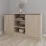 Comodă Smartex T5 cu rafturi, 120x42,5x80 cm, Stejar Deschis