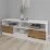Comoda TV Smartex T6, 120x42,5x50 см, Alb/Stejar Închis