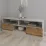 Comoda TV Smartex T6, 120x42,5x50 см, Cașmir/Stejar Închis