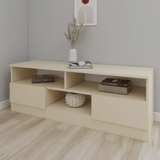 Comoda TV Smartex T6, 140x42,5x50 см, Ivory