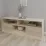 Comoda TV Smartex T6, 140x42,5x50 см, Ivory/Stejar Deschis