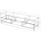 Comoda TV Smartex T6, 180x42,5x50 см, Alb