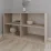Comodă Smartex T7, 120x45x85 cm Stejar Deschis