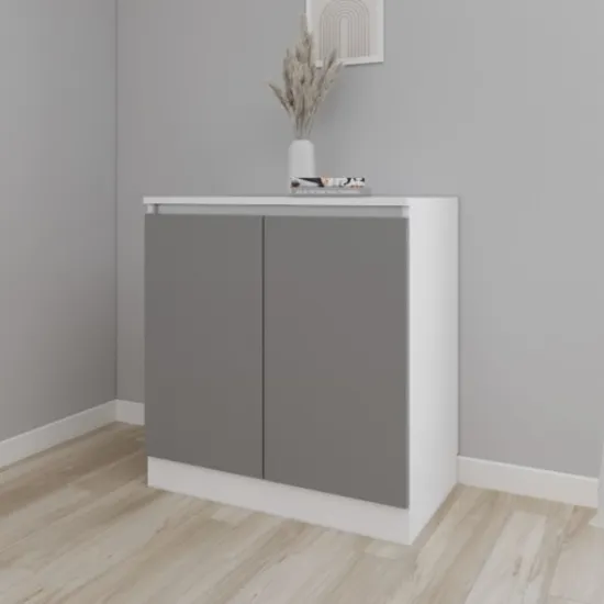 Комод Smartex Т8, 60x47x85 см, Белый/Графит