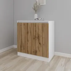Комод Smartex Т8, 60x47x85 см, Белый/Дуб Тёмный