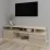 Тумба под ТВ Smartex Т9, 120x40x55 см, Слоновая кость/Дуб Светлый