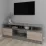 Comoda TV Smartex T9, 180x40x55 см, Grafit/Stejar Deschis