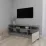 Comoda TV Smartex T9, 180x40x55 см, Grafit/Stejar Deschis