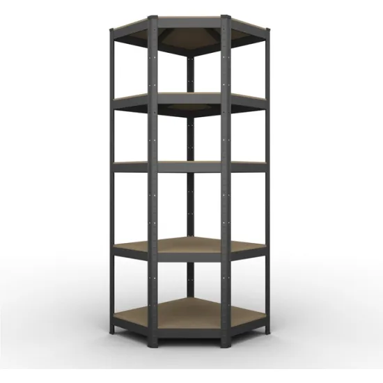 Raft Nex Budget 180x40x70 cm, de colt, 5 rafturi MDF, galvanizat (NX-00000095)