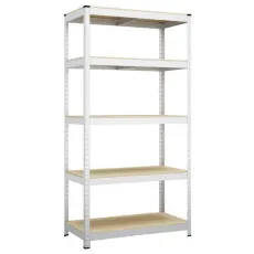 Raft Nex Budget 180x40x90 cm, 5 rafturi MDF, galvanizat (NX-00000087)