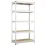 Raft Nex Budget 180x40x90 cm, 5 rafturi MDF, galvanizat (NX-00000087)