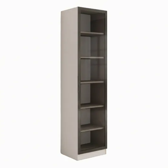 Penal vitrina Bafimob PТ-50, 50x50x200 cm, Toffi/Bej
