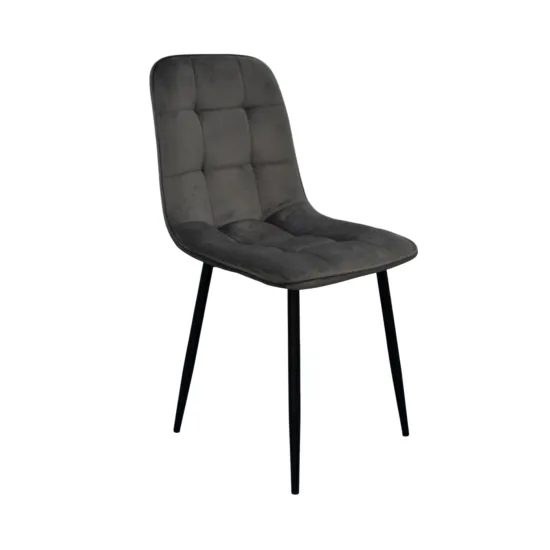Стул Evelin YT-010B, 910-5 Grey/Black