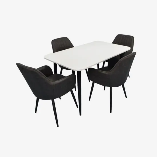 Set de sufragerie Evelin DT 405-3B + 4 YT-002B, 970-11 (Grey)