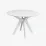 Set de sufragerie Evelin Raffles Round White + 4 YTC-080Wh, UF885-14 (Grey)