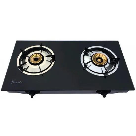 Газовая настольная плита Tornado B-002C Glass LPG, Black
