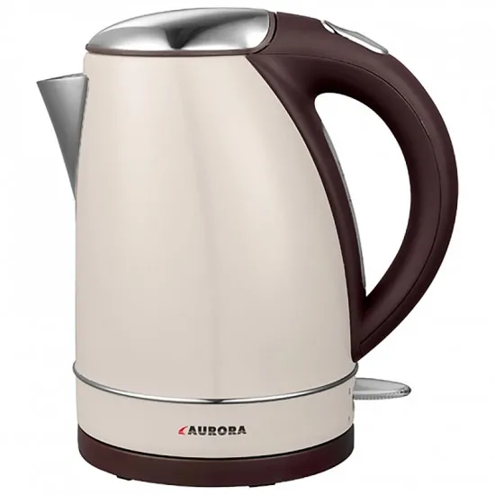 Электрочайник Aurora AU3019, Beige/Brown